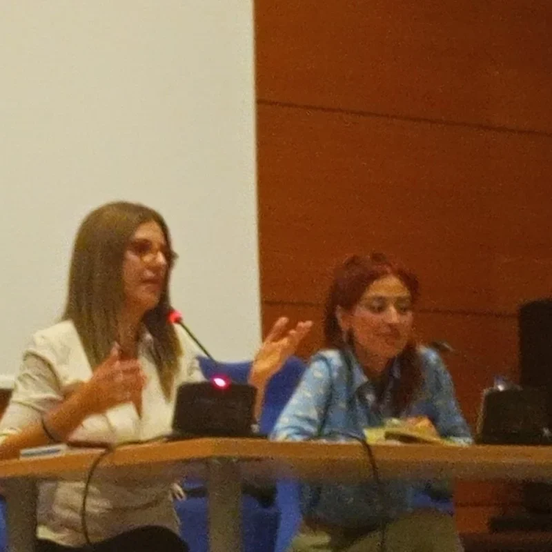Στιγμιότυπο με τις ομιλήτριες από τη συμμετοχή της ΑΛΘΑΙΑ στο ART4MORE.